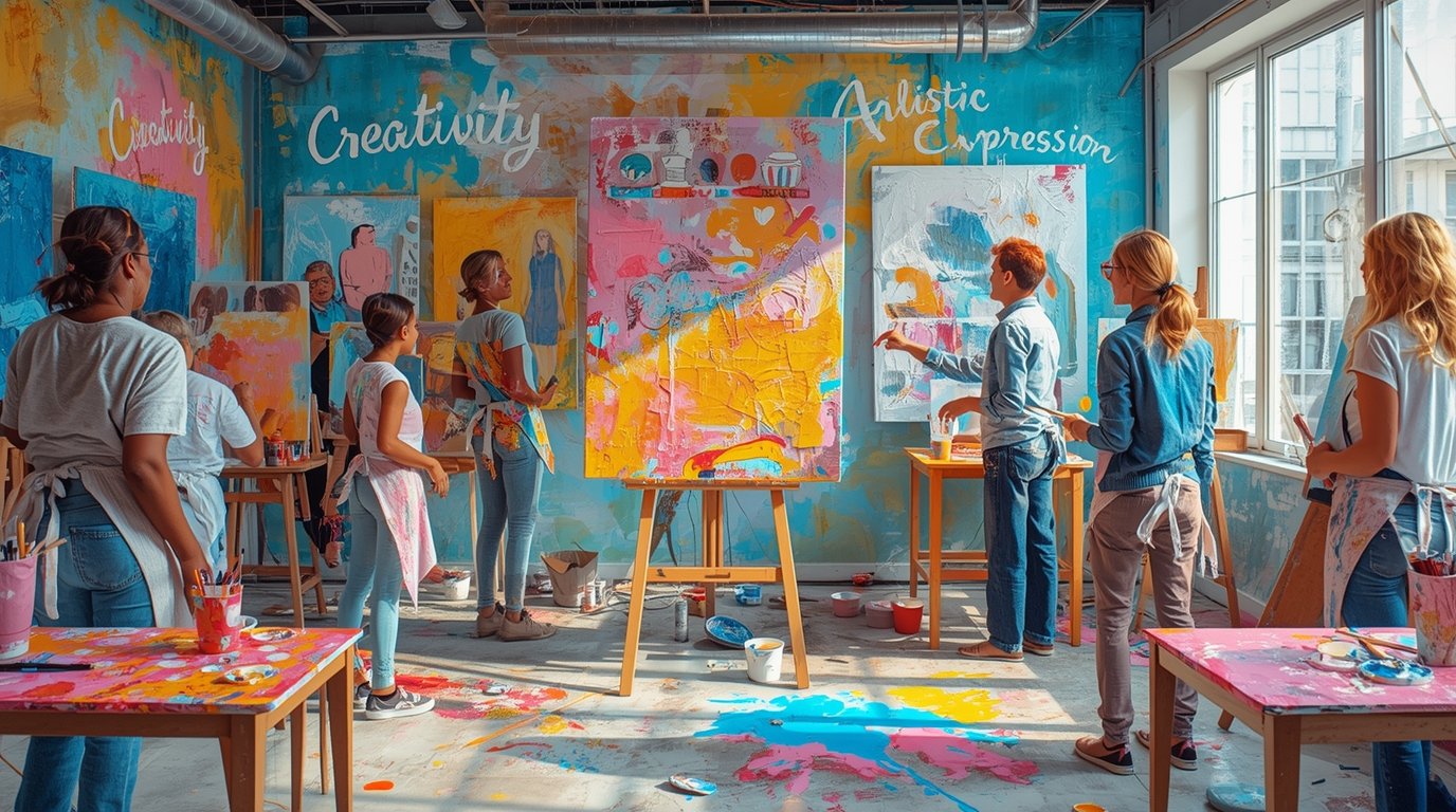 Textured Acrylic Painting Course